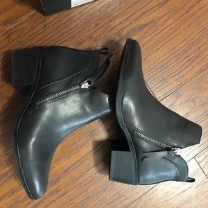 Black ankle boots
